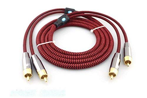 Amazon | HiFiステレオオーディオケーブル2 RCA Phonoジャックto